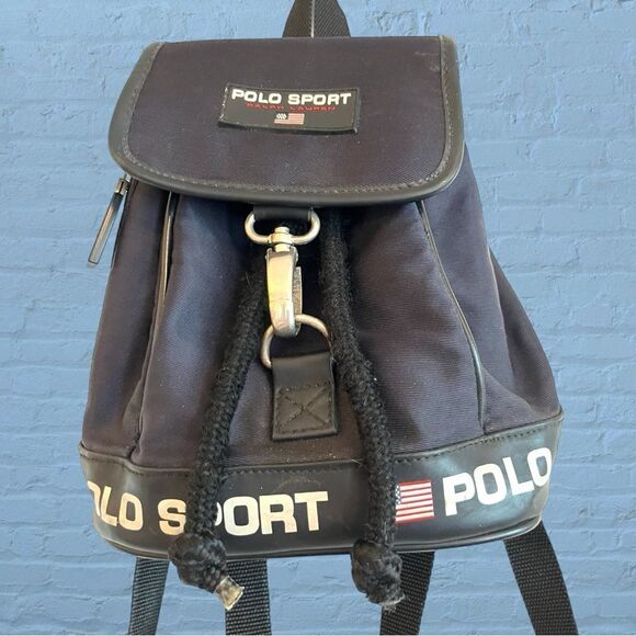 90s vintage Ralph Lauren Polo Sport mini backpack - Picture 3 of 6